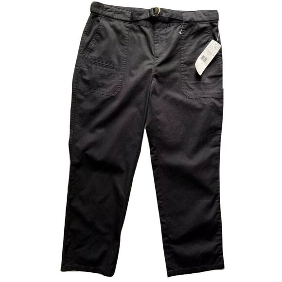 Lauren Ralph Lauren Women’s Petite Belted Skinny Cropped Pants Size 4P - Picture 6 of 10
